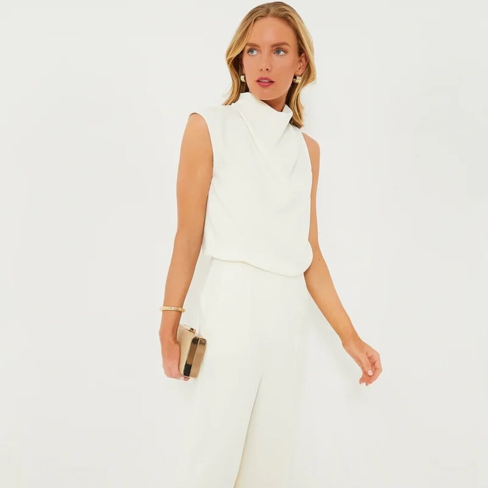 Marella  Wool White Lilia Jumpsuit